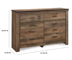 Trinell 6-Drawer Dresser -Furniture Sale Shop 810337767 9