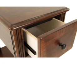 Breegin Brown End Table With Removable Tray -Furniture Sale Shop 810363185 10