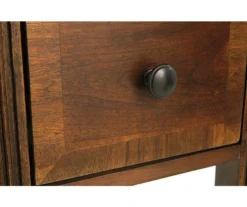 Breegin Brown End Table With Removable Tray -Furniture Sale Shop 810363185 4