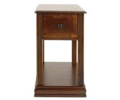 Breegin Brown End Table With Removable Tray -Furniture Sale Shop 810363185 8