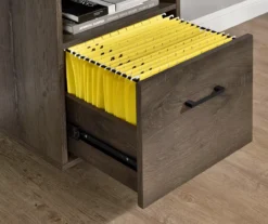 Distressed Brown Oak Desk -Furniture Sale Shop 810369306 3