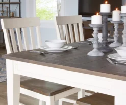 Caylie Farmhouse Dining Table -Furniture Sale Shop 810385655 810385656 1