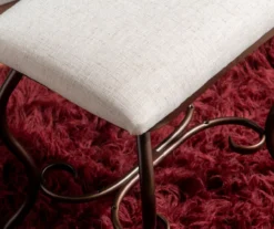 Heather Metal Adjustable Mirror Vanity Set With Stool -Furniture Sale Shop 810389409 A8 9