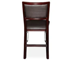 Brown Classic Open Back Folding Chairs, 2-Pack -Furniture Sale Shop 810389460 2