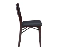 Brown Classic Open Back Folding Chairs, 2-Pack -Furniture Sale Shop 810389460 A1