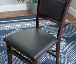 Brown Classic Open Back Folding Chairs, 2-Pack -Furniture Sale Shop 810389460 B8