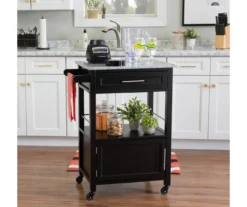 Ree Black Granite Top Kitchen Cart With Storage -Furniture Sale Shop 810389519 A0 4