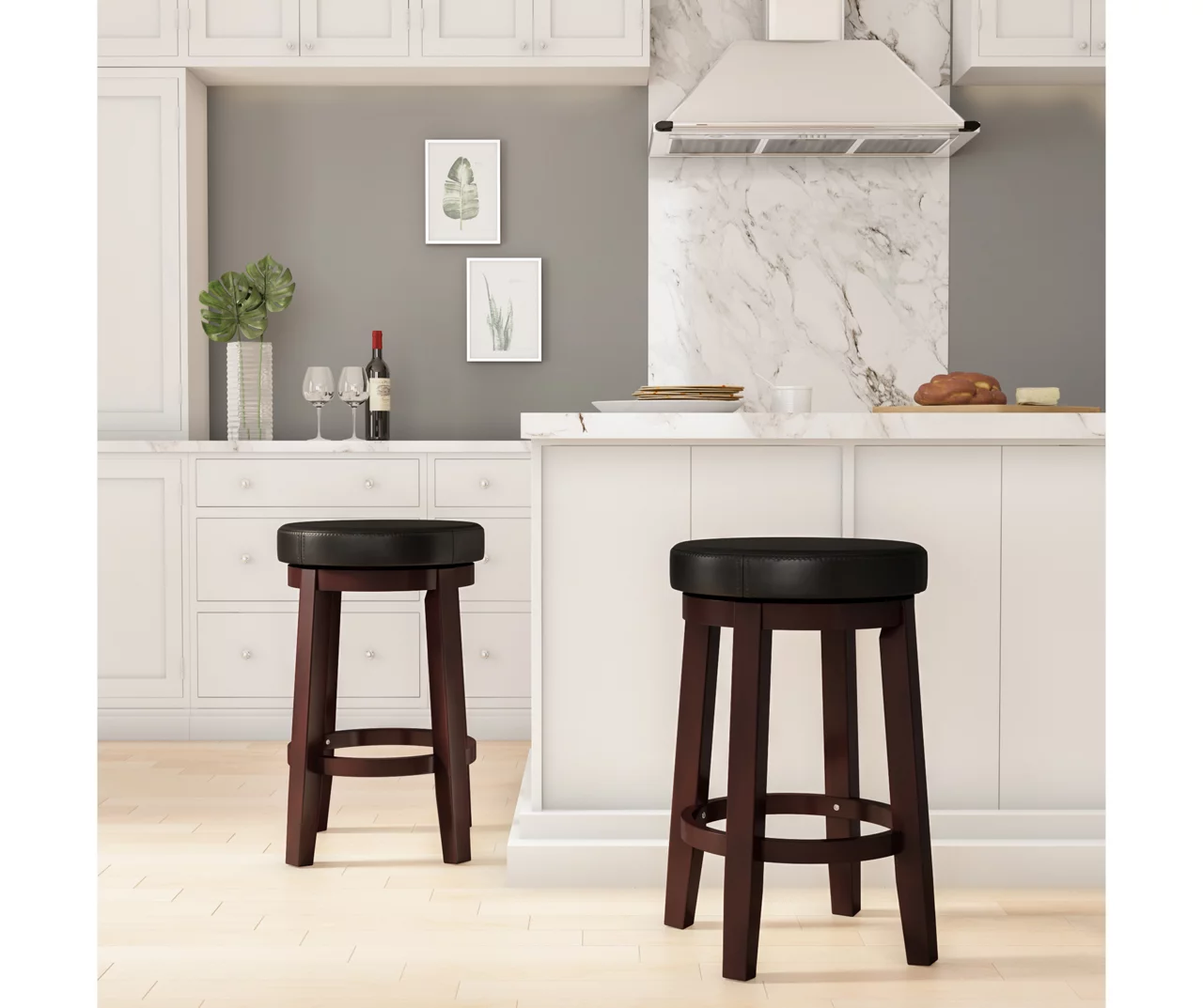24" Clea Black Counter Stool 9 24" Clea Black Counter Stool - Image 7