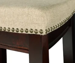 31" Clay Walnut Pub Barstool 9 31" Clay Walnut Pub Barstool -Furniture Sale Shop 810389530 3