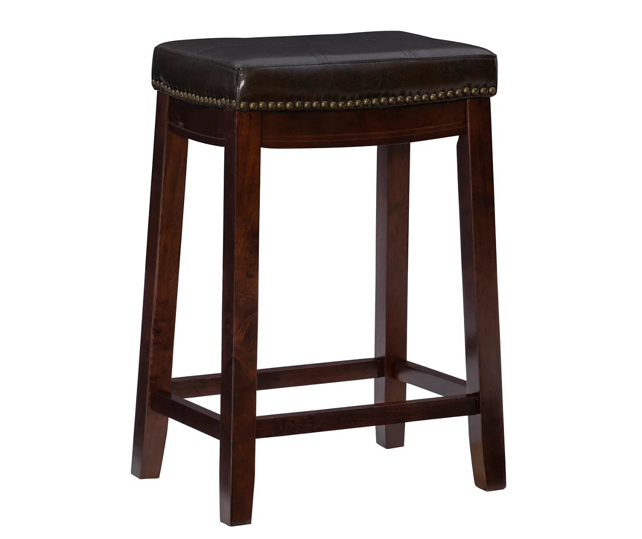 Brooke 24" Saddle Counter Stool 3 Brooke 24" Saddle Counter Stool - Image 2