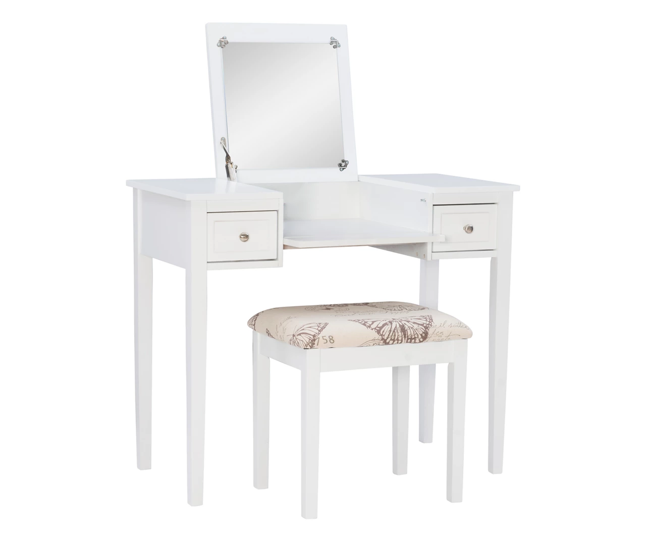 Butterfly Mirror Vanity Set With Stool 7 Butterfly Mirror Vanity Set With Stool - Image 5