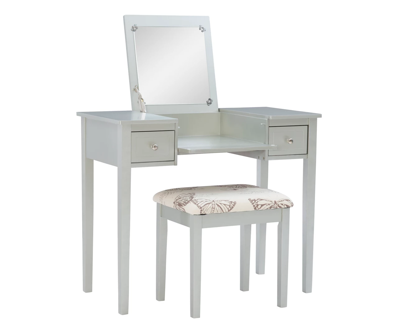 Butterfly Mirror Vanity Set With Stool 4 Butterfly Mirror Vanity Set With Stool - Image 2