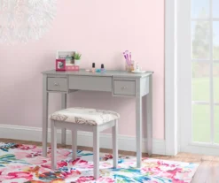 Butterfly Mirror Vanity Set With Stool 37 Butterfly Mirror Vanity Set With Stool -Furniture Sale Shop 810389544 B0 1