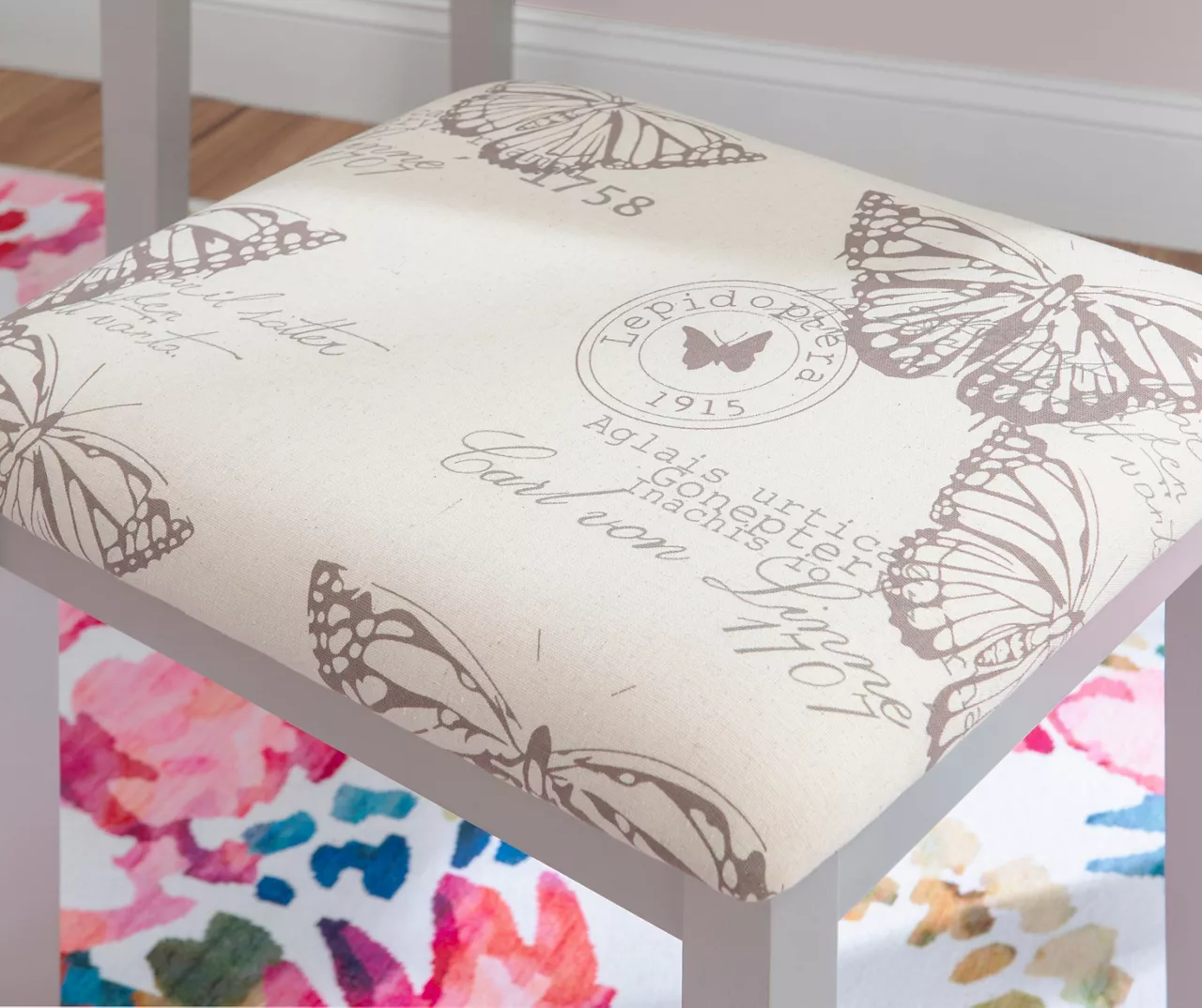 Butterfly Mirror Vanity Set With Stool 20 Butterfly Mirror Vanity Set With Stool - Image 18