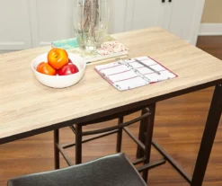 Max Brown & Blonde 3-Piece Pub Table Set -Furniture Sale Shop 810389575 3