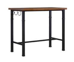 Luke Industrial 3-Piece Pub Table Set With Hooks 20 Luke Industrial 3-Piece Pub Table Set With Hooks -Furniture Sale Shop 810389576 A0 5
