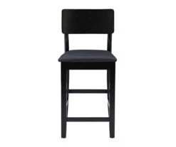 24" Black Contemporary Counter Stool -Furniture Sale Shop 810389596 A0 2