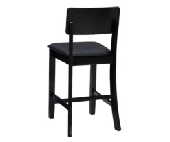 24" Black Contemporary Counter Stool -Furniture Sale Shop 810389596 A0 4
