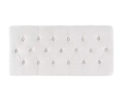 Marie Platinum Padded Glam Acrylic Bench -Furniture Sale Shop 810389624 A4