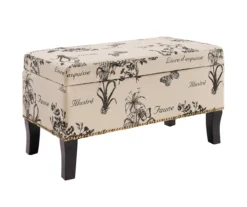 Claudia Botanical Storage Ottoman