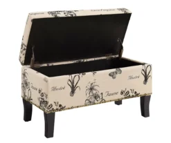 Claudia Botanical Storage Ottoman -Furniture Sale Shop 810389625 A0 4