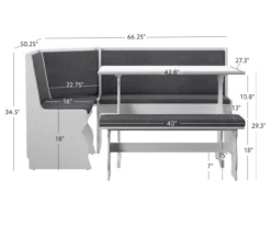 Maggie Breakfast Dining Nook -Furniture Sale Shop 810389663 D8 11