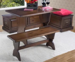 Cannon Walnut Backless Breakfast Nook 19 Cannon Walnut Backless Breakfast Nook -Furniture Sale Shop 810389665 2 1