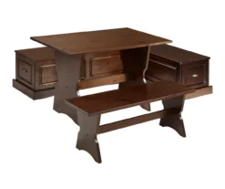 Cannon Walnut Backless Breakfast Nook 16 Cannon Walnut Backless Breakfast Nook -Furniture Sale Shop 810389665 A0 1