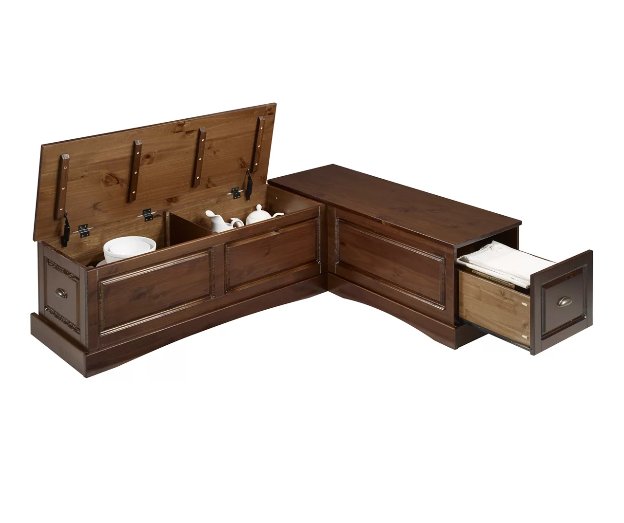 Cannon Walnut Backless Breakfast Nook 14 Cannon Walnut Backless Breakfast Nook - Image 12