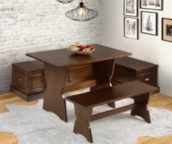 Cannon Walnut Backless Breakfast Nook 18 Cannon Walnut Backless Breakfast Nook -Furniture Sale Shop 810389665 B0 1