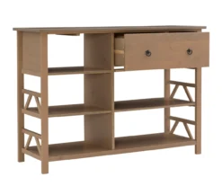 Rockford Rustic Gray 5-Shelf TV & Media Center -Furniture Sale Shop 810389684 A0 5