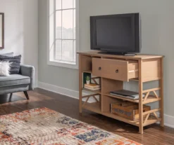 Rockford Rustic Gray 5-Shelf TV & Media Center -Furniture Sale Shop 810389684 A0 9