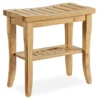 18" Pierce Bamboo Bathroom Stool 2 18" Pierce Bamboo Bathroom Stool -Furniture Sale Shop 810389685 1