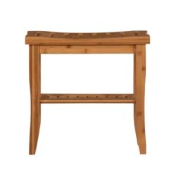 18" Pierce Bamboo Bathroom Stool -Furniture Sale Shop 810389685 3
