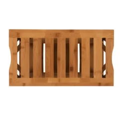 18" Pierce Bamboo Bathroom Stool -Furniture Sale Shop 810389685 5