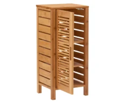 Pierce Bamboo Single Door Floor Cabinet -Furniture Sale Shop 810389686 A0 3