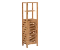 Pierce Bamboo 5-Shelf Mid Cabinet 18 Pierce Bamboo 5-Shelf Mid Cabinet -Furniture Sale Shop 810389690 A0 1