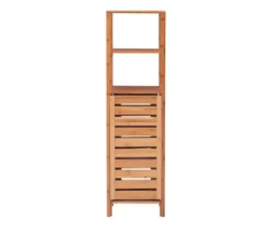 Pierce Bamboo 5-Shelf Mid Cabinet 21 Pierce Bamboo 5-Shelf Mid Cabinet -Furniture Sale Shop 810389690 A2 2