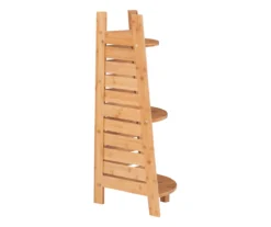 Pierce Bamboo 3-Tier Corner Shelf -Furniture Sale Shop 810389691 A1