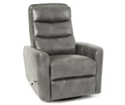 Real Living Bolero Faux Leather Swivel Glider Recliner -Furniture Sale Shop 810394206 7