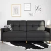 Ameriwood Avianna Faux Leather Coil Futon -Furniture Sale Shop 810405140