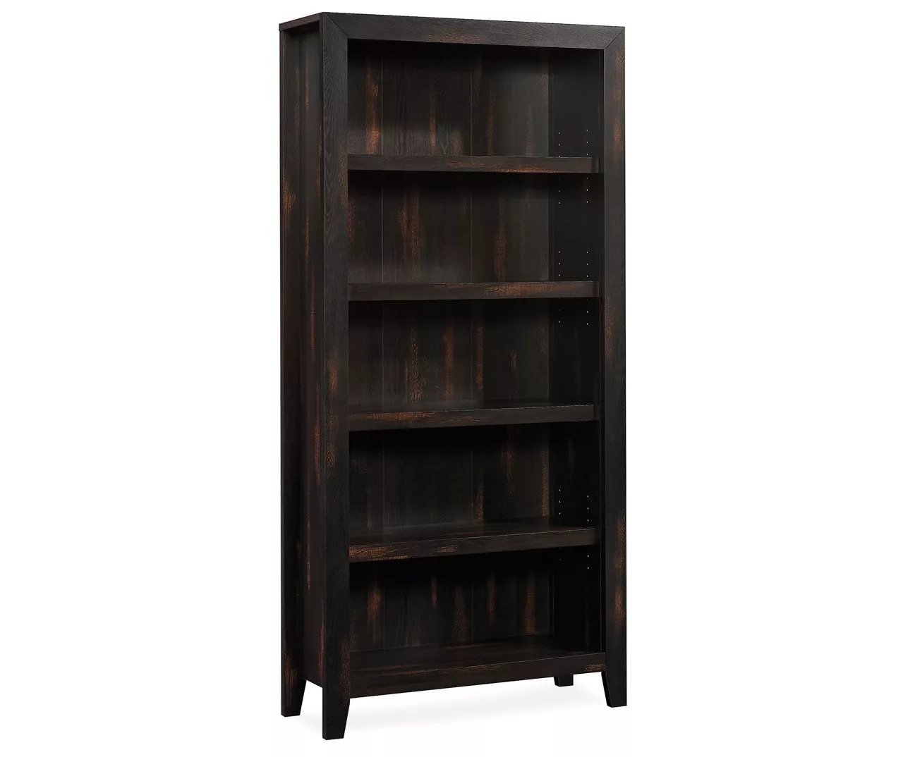 Dakota Char 5-Shelf Pine Bookcase 3 Dakota Char 5-Shelf Pine Bookcase
