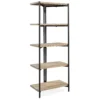 Charter Oak 5-Shelf Bookcase -Furniture Sale Shop 810406230 1