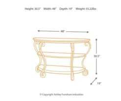 Nestor Brown Console Table -Furniture Sale Shop 810408930 4