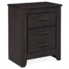 Brinxton Black 2-Drawer Nightstand -Furniture Sale Shop 810408994 1