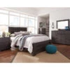 Brinxton Charcoal Full/Queen Headboard -Furniture Sale Shop 810408994 810458214