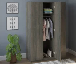 Rodeo Weathered Oak 3-Door Wardrobe -Furniture Sale Shop 810409561 3