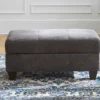Navigation Gray Storage Ottoman -Furniture Sale Shop 810430013 5