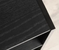 Black Oak 6-Cube Storage Organizer -Furniture Sale Shop 810435811 2