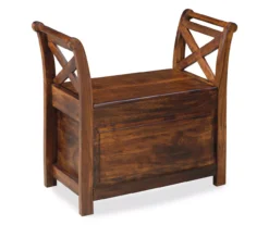 Abbonto Warm Brown Bench